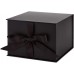 7" Large Black Gift Box with Lid