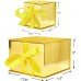 2 Gold Glitter Gift Boxes with Filler Paper