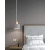 Modern Pendant Light Fixture, Metal Ceiling Hanging Lamp, Pendant Lighting for Kitchen Dining Room Living Room Bedroom - Grey