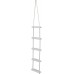 Rope Ladder, 5-Step, 11 ¾-Inch-Wide Blow-Molded Steps, Textured Step Surfaces, Nylon Rope 