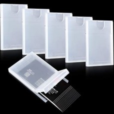 6 Pack Plastic Business Name Card Box 
