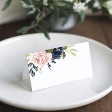 Seating Place Cards for Tables 50 Pack, 2 x 3.5 Inches