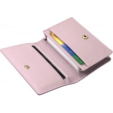 Business Name Card Holder Luxury PU Leather (Pink)