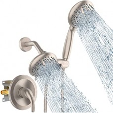 Shower System with Handheld Showerhead & Rain Shower Combo Set