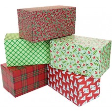 Holiday Shipping Boxes (Pack of 10 - 11.5”x6"x6")