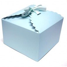 Easy Folding – Gift Boxes for Christmas, Birthdays, Holidays and Thanksgiving (Light Blue, 12 Pack)