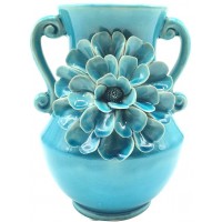 Vase Home Decoration Blue Crackle Vase