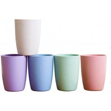 Wheat Straw Biodegradable Healthy Tumbler Set 5-Multicolor